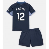 Tottenham Hotspur Emerson Royal #12 Bortatröja Barn 2023-24 Kortärmad (+ Korta byxor)